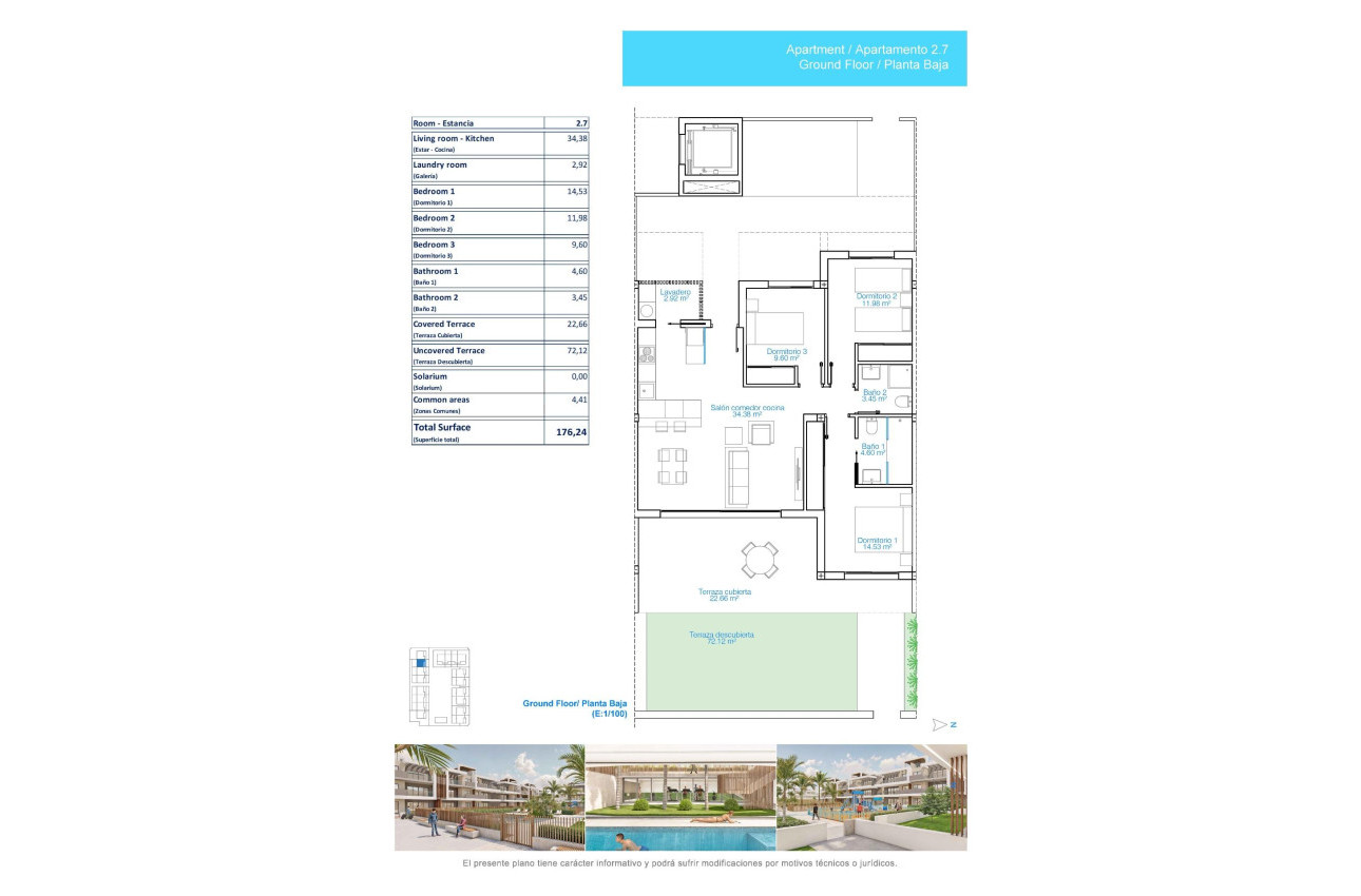 Short Term Rental - Apartment -
Pilar de la Horadada - Playa de las Higuericas