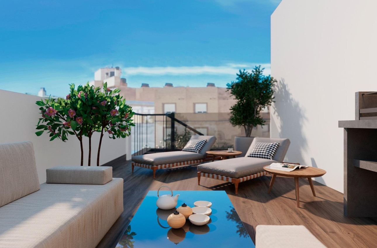 Short Term Rental - Penthouse -
Torrevieja - Playa de El Cura