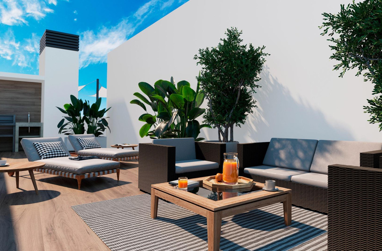 Short Term Rental - Penthouse -
Torrevieja - Playa de El Cura