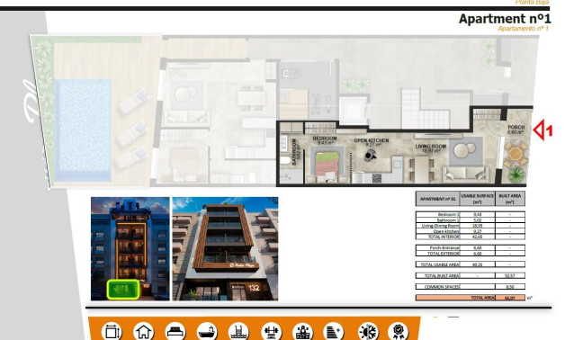 Short Term Rental - Apartment -
Torrevieja - Playa de El Cura