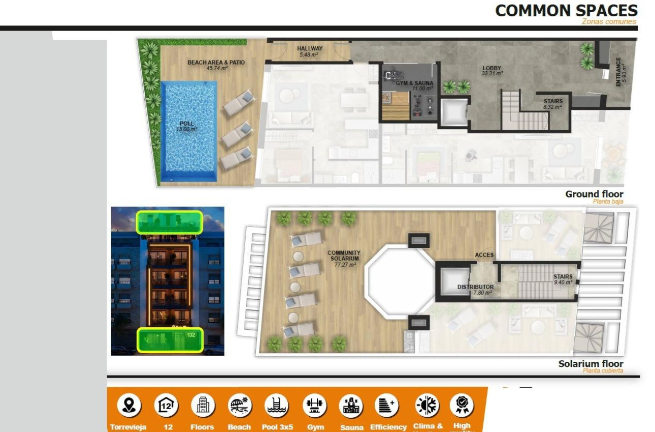 Short Term Rental - Apartment -
Torrevieja - Playa de El Cura