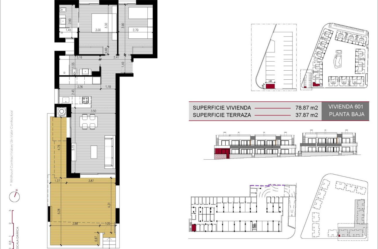 Alquiler a corto plazo - Bungalow -
Ciudad Quesada - Lo Marabú