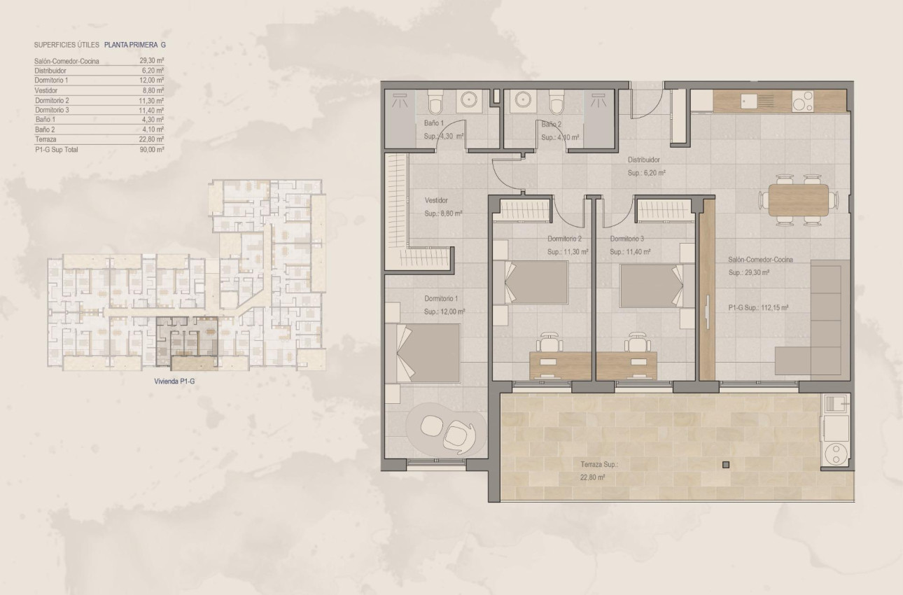 Alquiler a corto plazo - Apartment -
Torre Pacheco - Centro