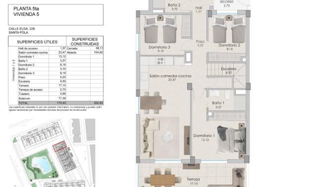 Alquiler a corto plazo - Ático -
Santa Pola - Playa Tamarit