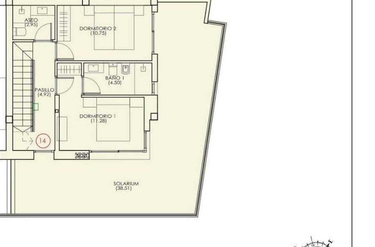 Short Term Rental - Penthouse -
Torrevieja - Playa del Cura