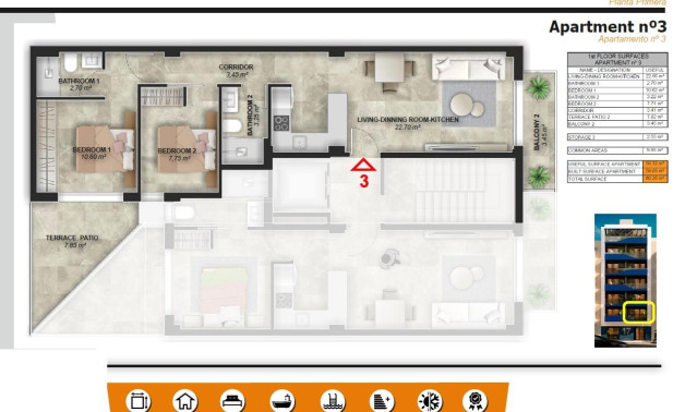 Short Term Rental - Apartment -
Torrevieja - Playa del Acequión