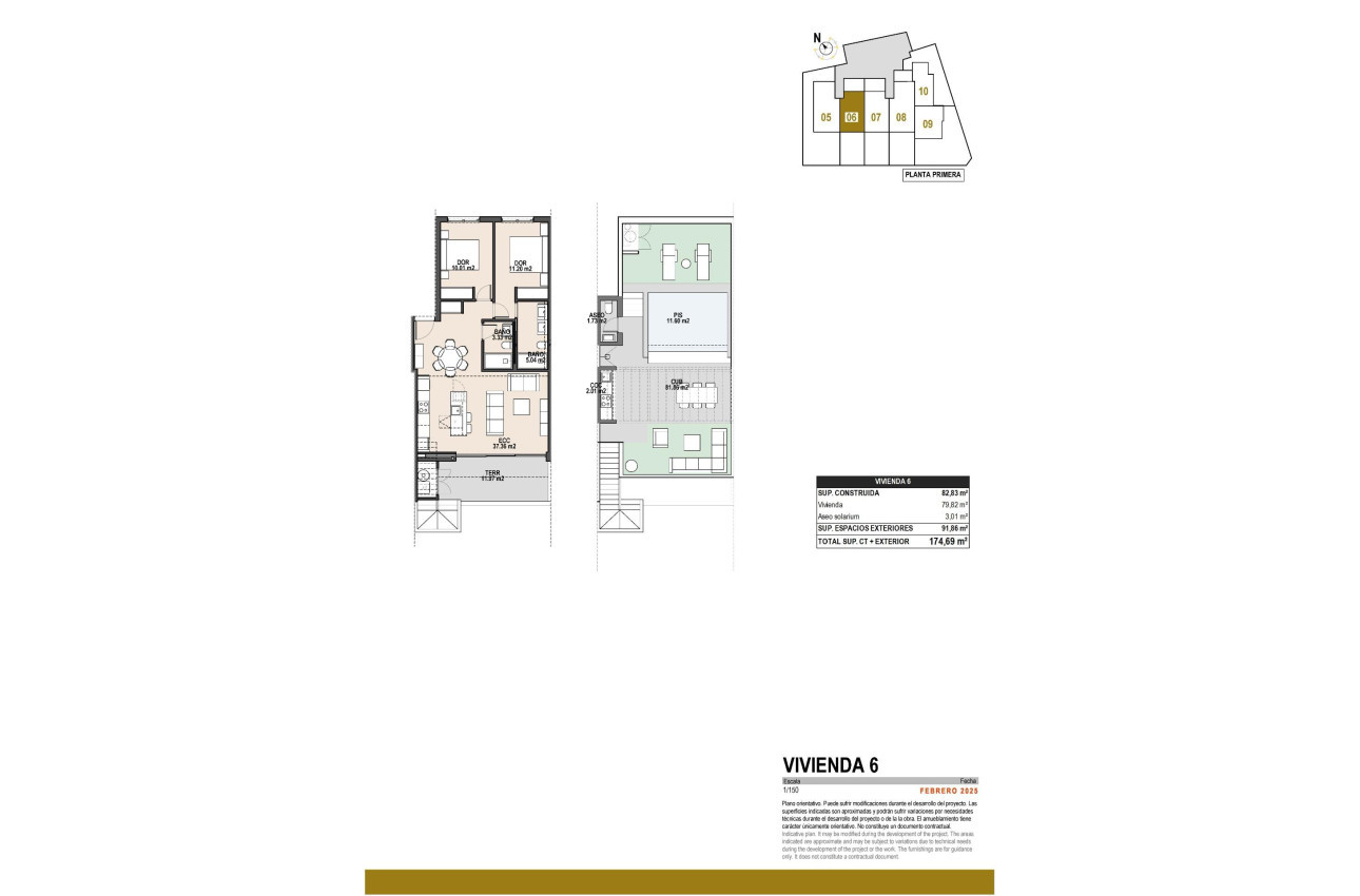 Short Term Rental - Bungalow -
Pilar de la Horadada - parques de Andromeda