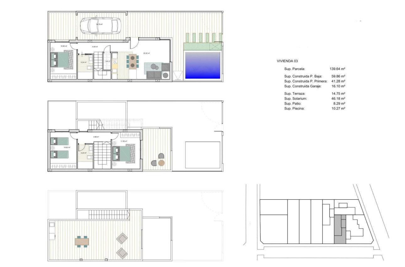 Краткосрочная аренда - Villa -
Los Alcazares - La Concha