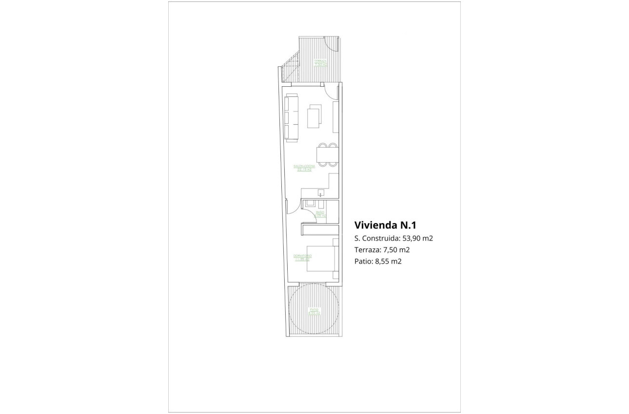 Alquiler a corto plazo - Bungalow -
San Pedro del Pinatar - Los Antolinos