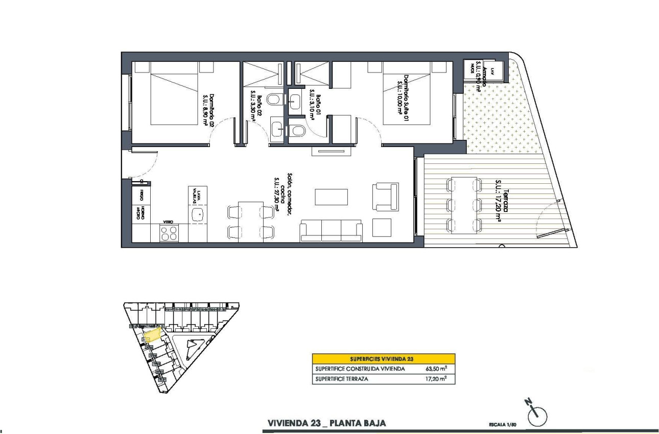 Краткосрочная аренда - Бунгало -
San Fulgencio - Pueblo
