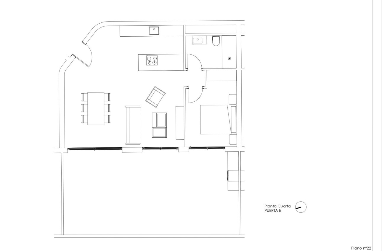Short Term Rental - Penthouse -
Calpe - Arenal Bol