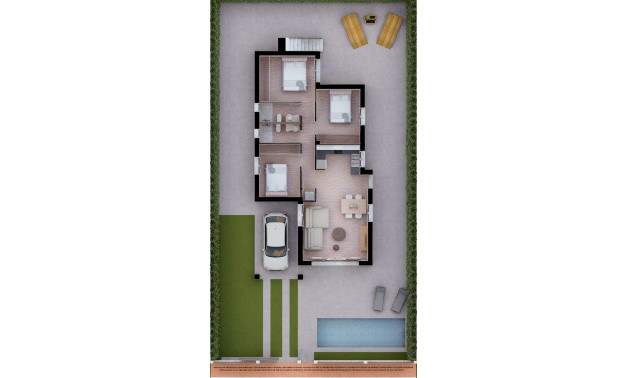 Краткосрочная аренда - Villa -
Los Alcazares - Serena Golf