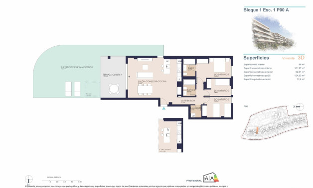 Short Term Rental - Ground floor apartment -
Denia - Playa de La Almadraba