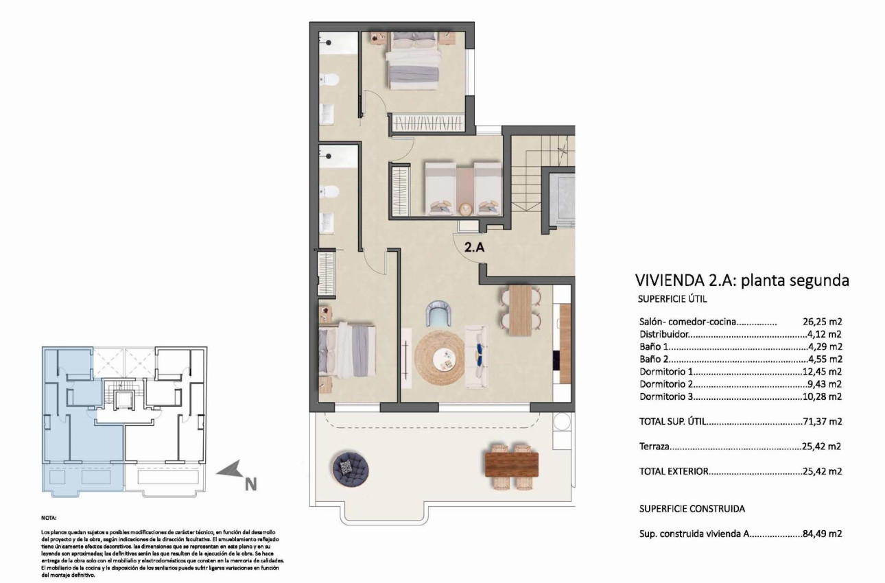 Short Term Rental - Penthouse -
Pilar de la Horadada - Torre De La Horadada