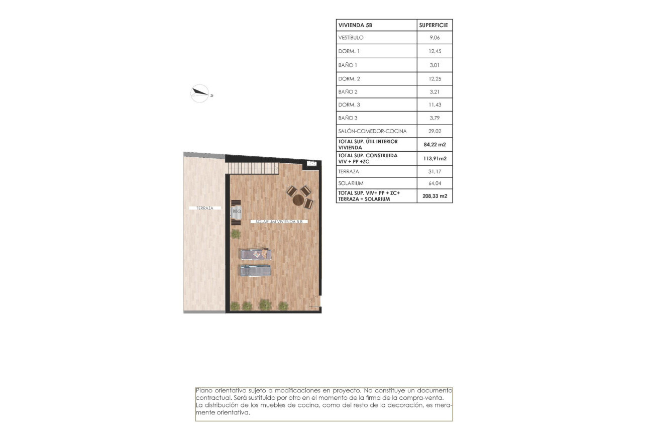 Short Term Rental - Penthouse -
Torrevieja - Parque de las Naciones