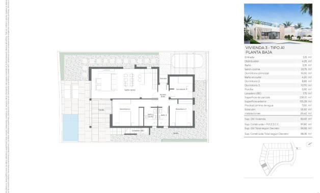 Short Term Rental - Villa -
Vera - Valle del Este Golf