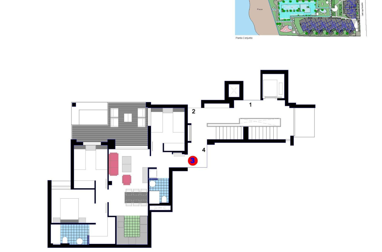 Short Term Rental - Apartment -
Denia - L´Estanyó (Marinas)
