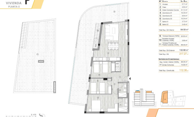 Short Term Rental - Penthouse -
Torrevieja - Centro