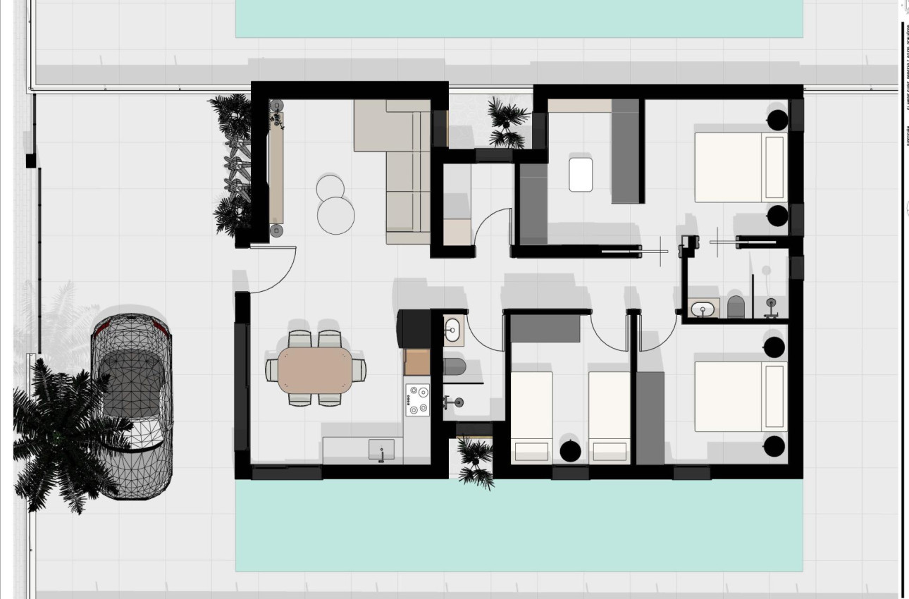 Alquiler a corto plazo - Villa -
Benijofar - Urb. Monteazul