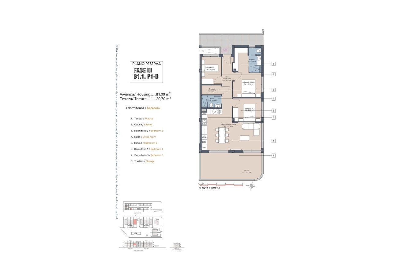 Alquiler a corto plazo - Apartment -
Los Alcazares - La Serena Golf