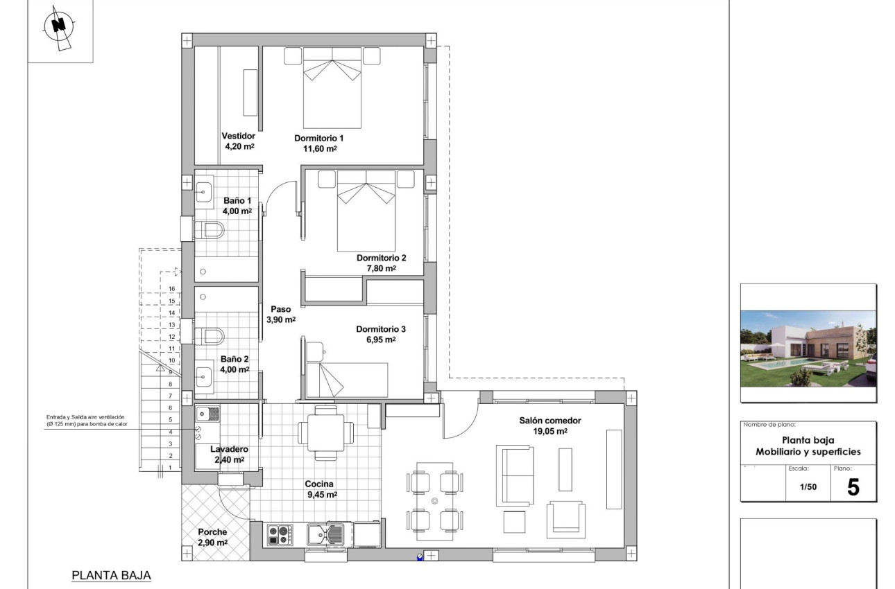 Alquiler a corto plazo - Villa -
Mazarron - Country Club