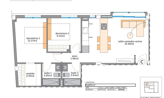 Alquiler a corto plazo - Apartment -
San Pedro del Pinatar - Lo Pagan