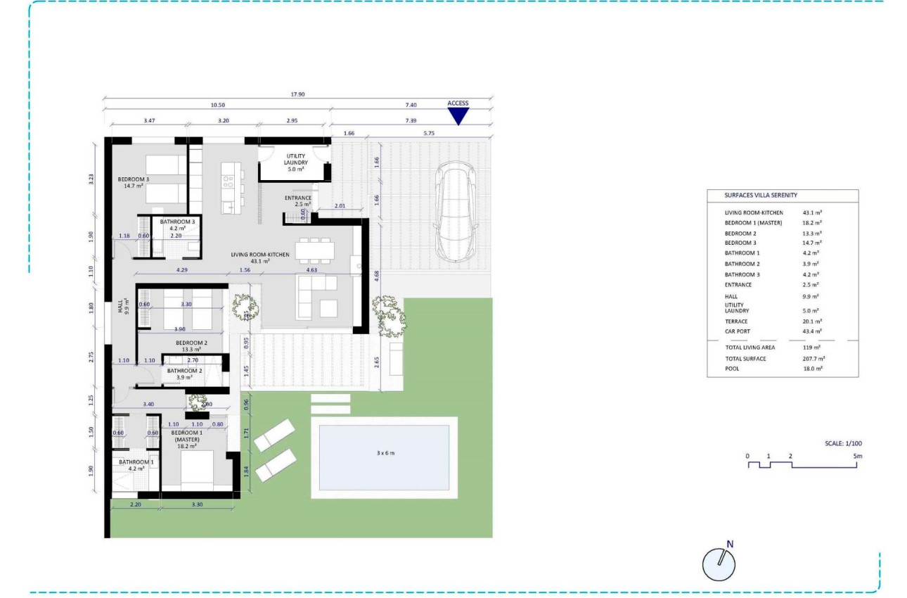 Alquiler a corto plazo - Villa -
Baños y Mendigo - Altaona Golf
