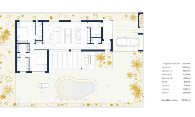 Alquiler a corto plazo - Villa -
Baños y Mendigo - Altaona Golf