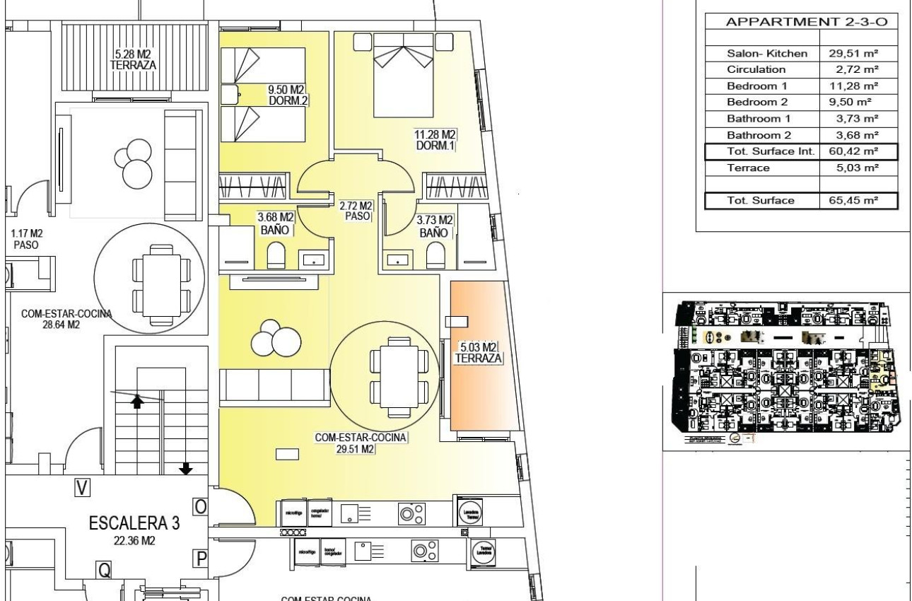 Short Term Rental - Penthouse -
San Miguel de Salinas - Pueblo