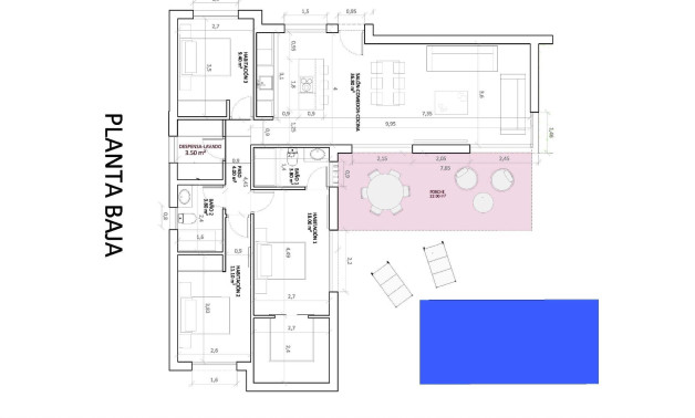 Краткосрочная аренда - Villa -
Monforte del Cid - La Capitana