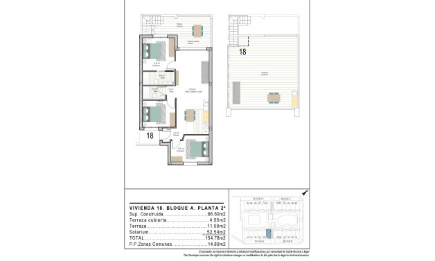 Short Term Rental - Penthouse -
Torre Pacheco - San Cayetano