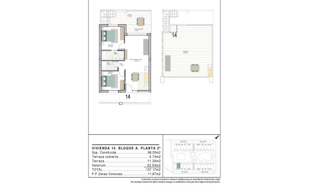 Short Term Rental - Penthouse -
Torre Pacheco - San Cayetano