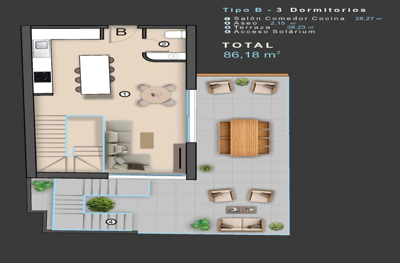 New Build - Penthouse -
Torrevieja - Centro