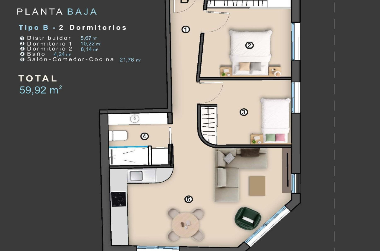 New Build - Apartment -
Torrevieja - Centro