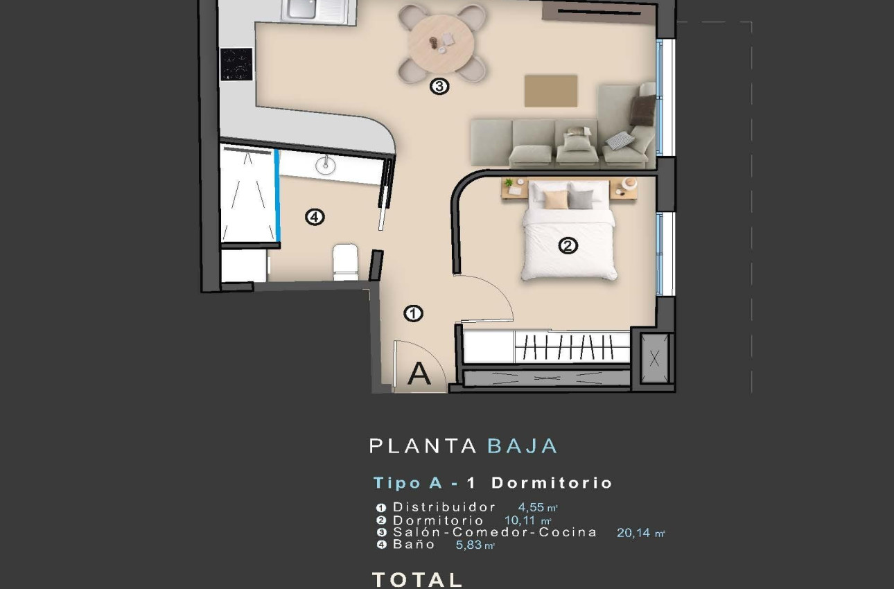 New Build - Apartment -
Torrevieja - Centro