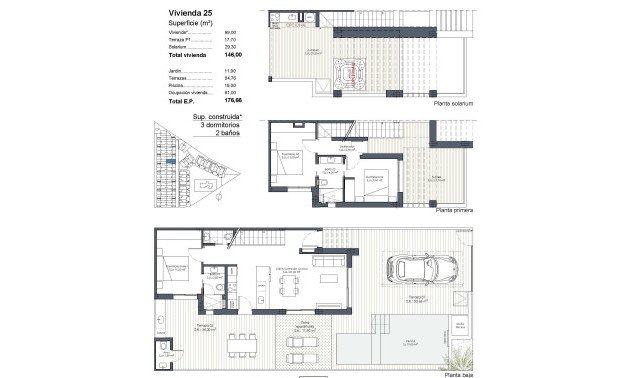 Obra nueva - Quad House -
Los Alcazares - Serena Golf
