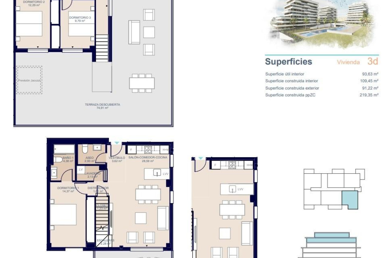 Obra nueva - Ático -
Villajoyosa - Playa del Torres