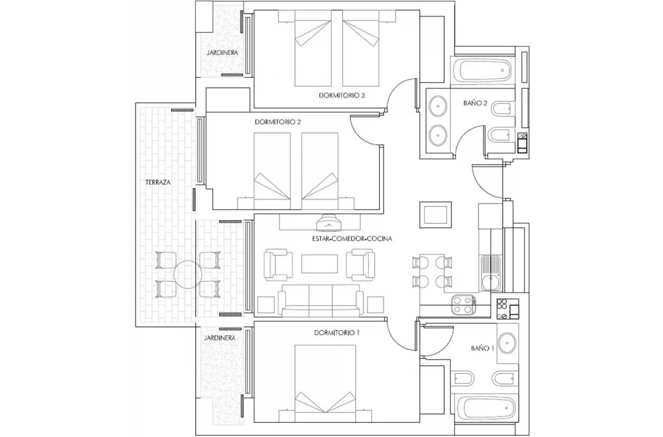 New Build - Penthouse -
Vera - Puerto del Rey