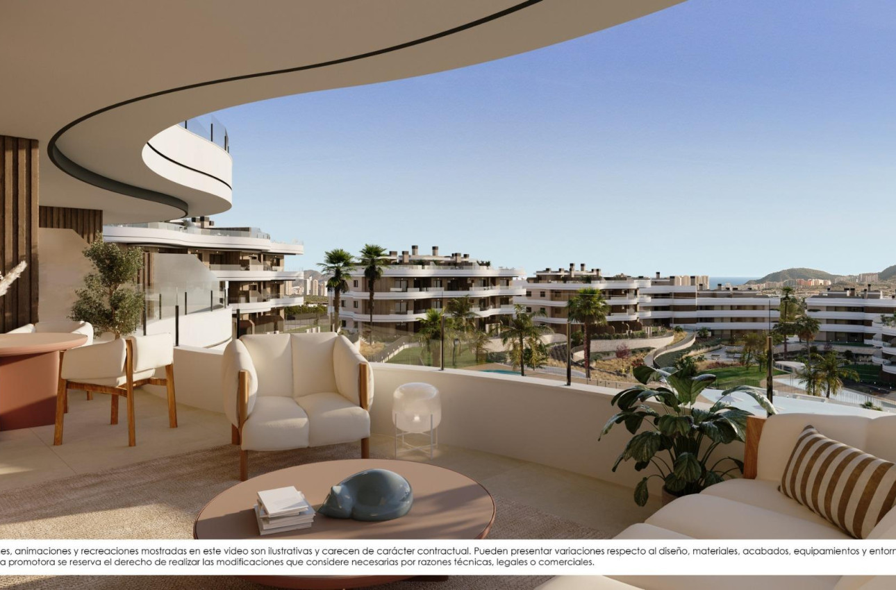 Obra nueva - Ático -
Finestrat - Campana Garden
