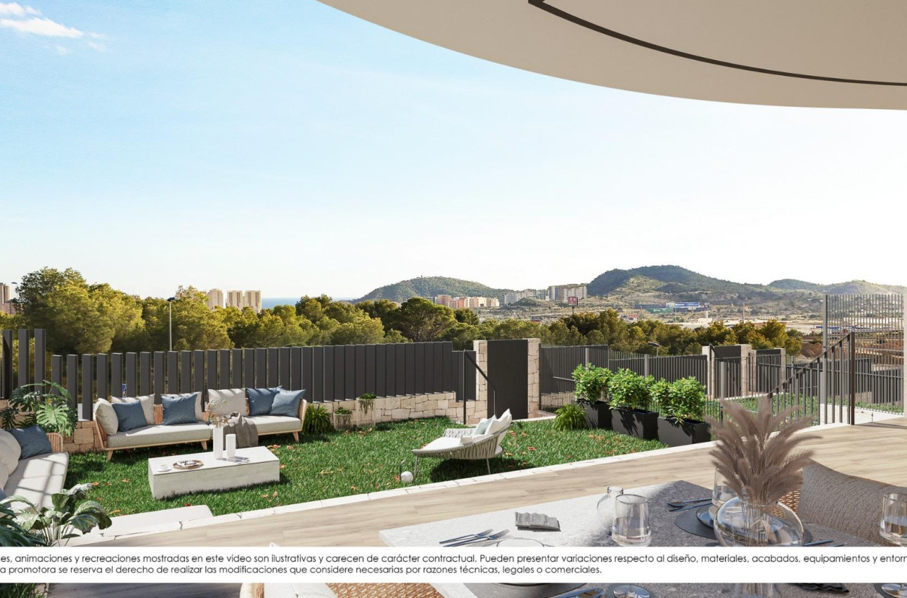 Obra nueva - Ático -
Finestrat - Campana Garden