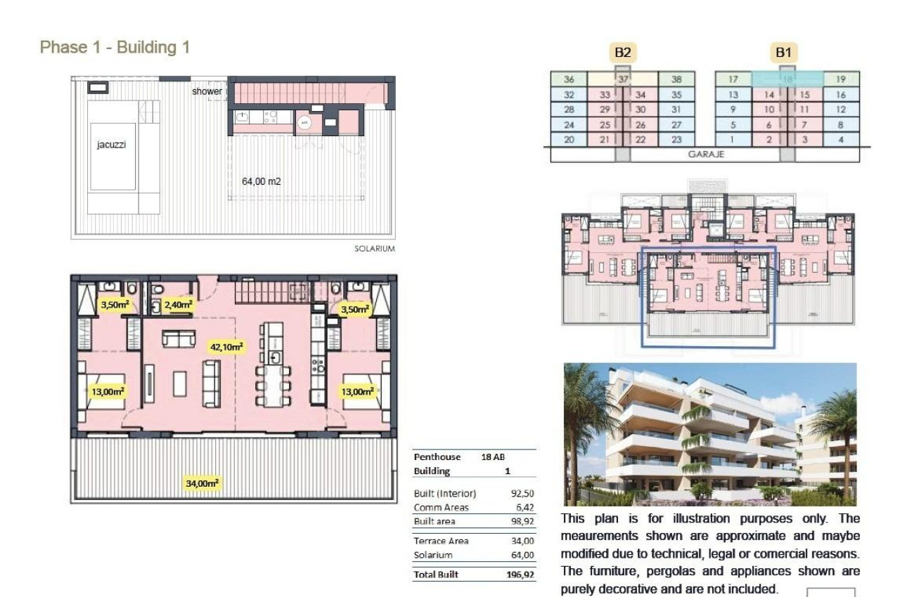 New Build - Penthouse -
Torre Pacheco - Santa Rosalia Lake and Life Resort