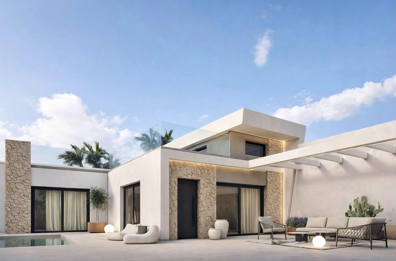 Obra nueva - Villa -
Los Alcazares - Serena Golf
