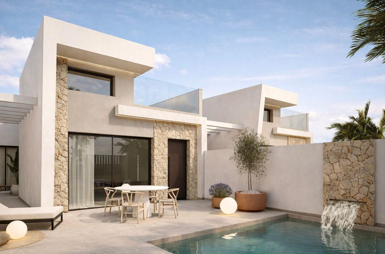 Obra nueva - Villa -
Los Alcazares - Serena Golf