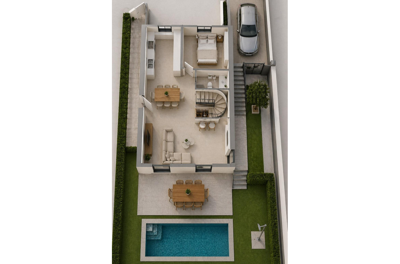 Obra nueva - Villa -
Mazarron - Country Club