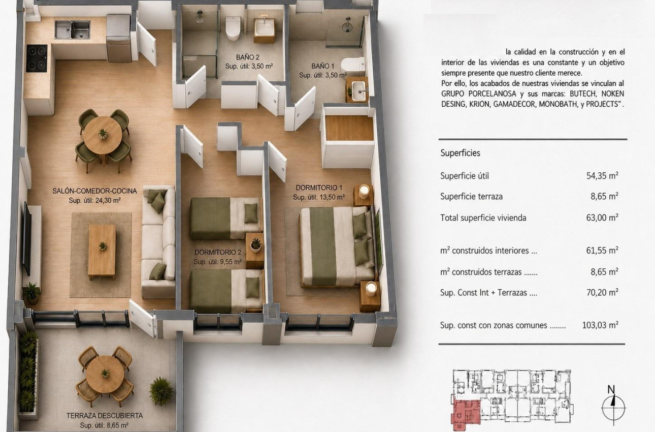 New Build - Apartment -
Villajoyosa - Cala de Finestrat