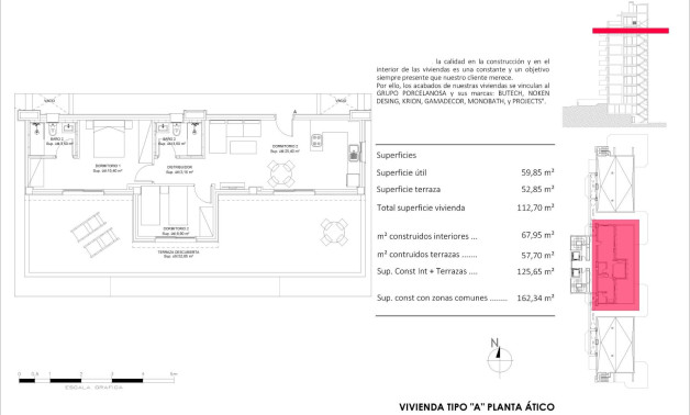 Obra nueva - Ático -
Villajoyosa - Cala de Finestrat