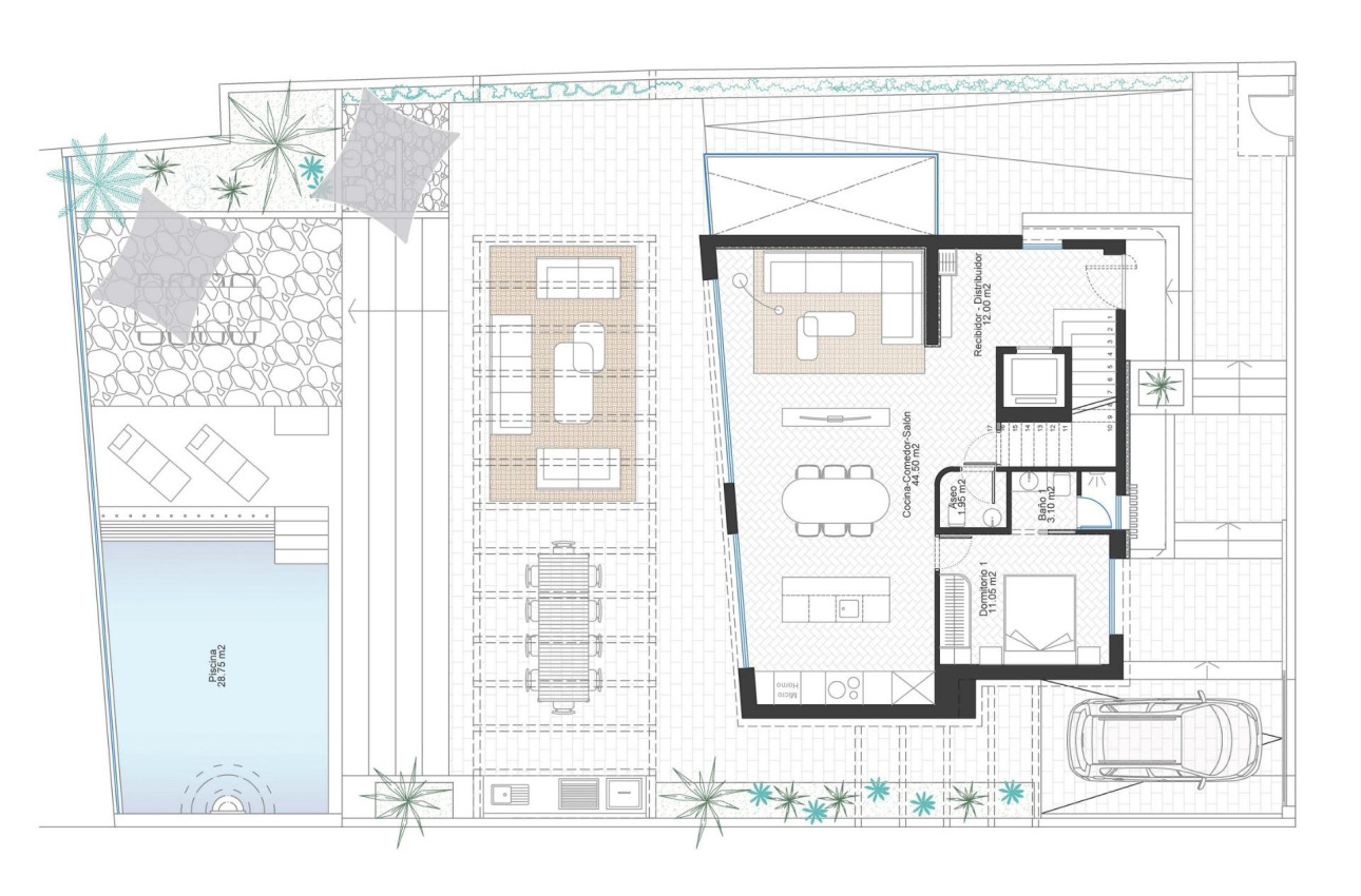 New Build - Villa -
Cabo de Palos - Cala Flores