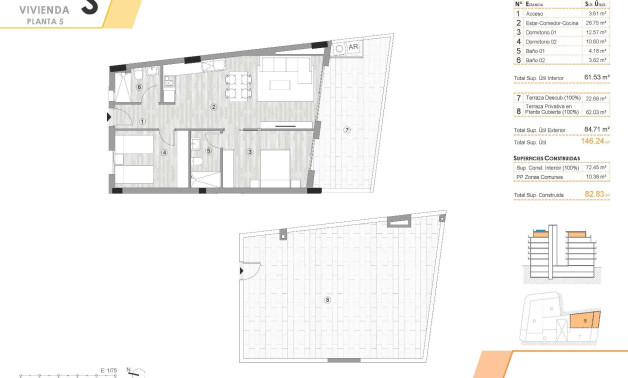 New Build - Penthouse -
Torrevieja - Centro