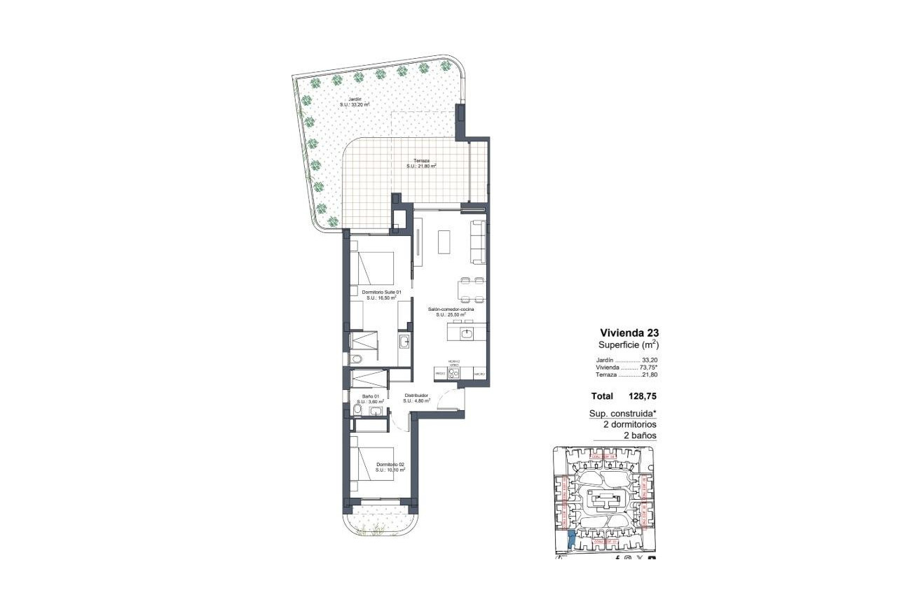 New Build - Bungalow -
Ciudad Quesada - Lo Marabú