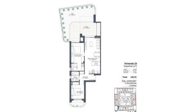 New Build - Bungalow -
Ciudad Quesada - Lo Marabú